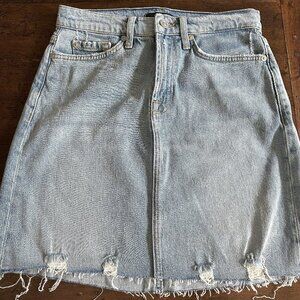 NWT 7 For All Mankind Denim Skirt- Size 25